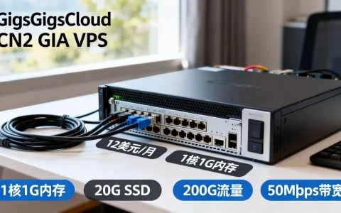 GigsGigsCloud日本CN2 GIA VPS：12美元/月/1核1G内存/20G SSD/200G流量@50Mbps带宽