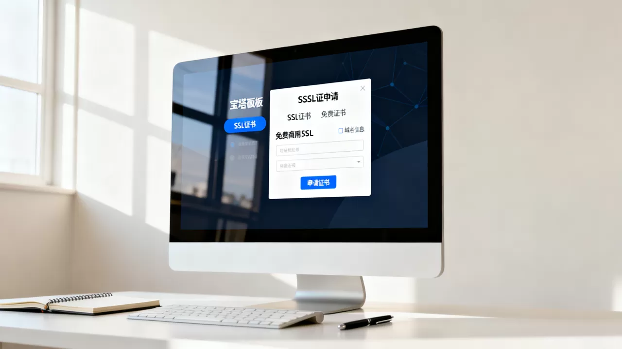 宝塔面板新用户如何领取免费商用SSL？宝塔面板申请SSL证书教程