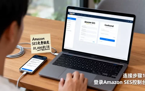 如何将Amazon SES连接到Geeksend？Amazon SES免费额度是多少