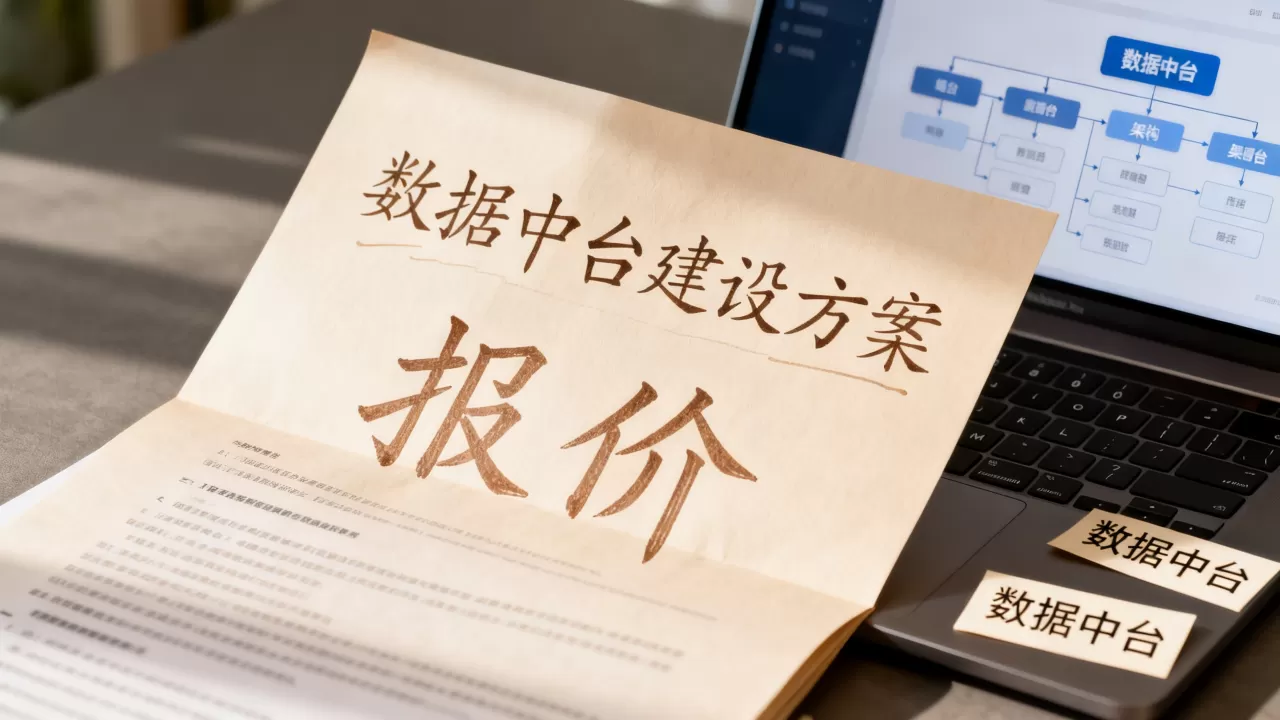 公司数据中台打折文档是什么？数据中台建设方案及报价