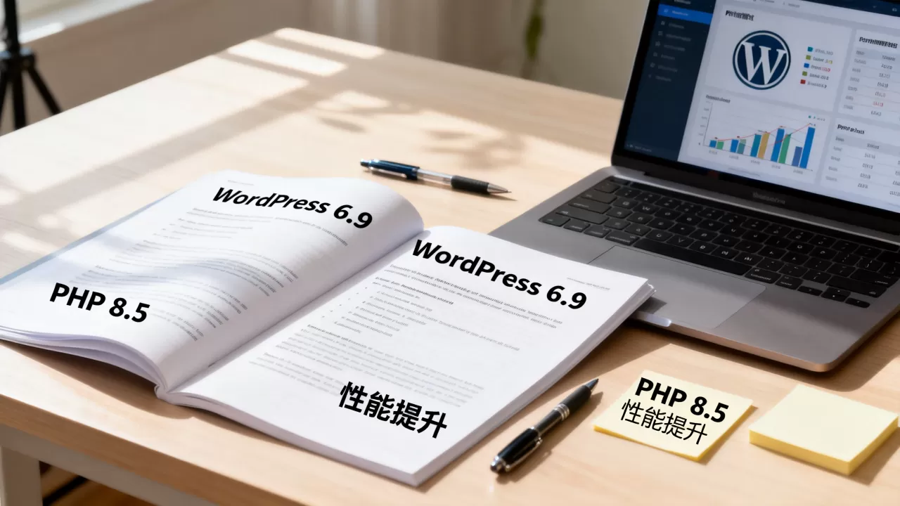 WordPress 6.9与PHP 8.5同时更新性能提升多少