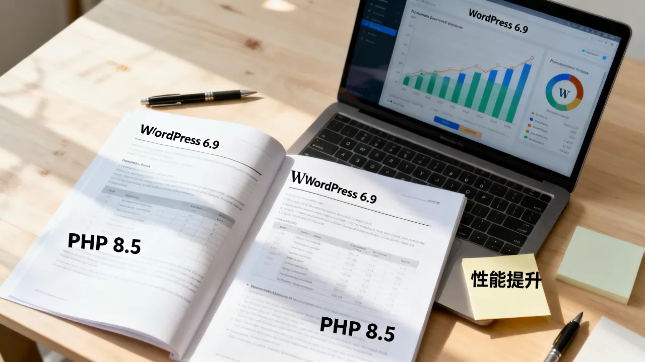 WordPress 6.9与PHP 8.5同时更新性能提升多少