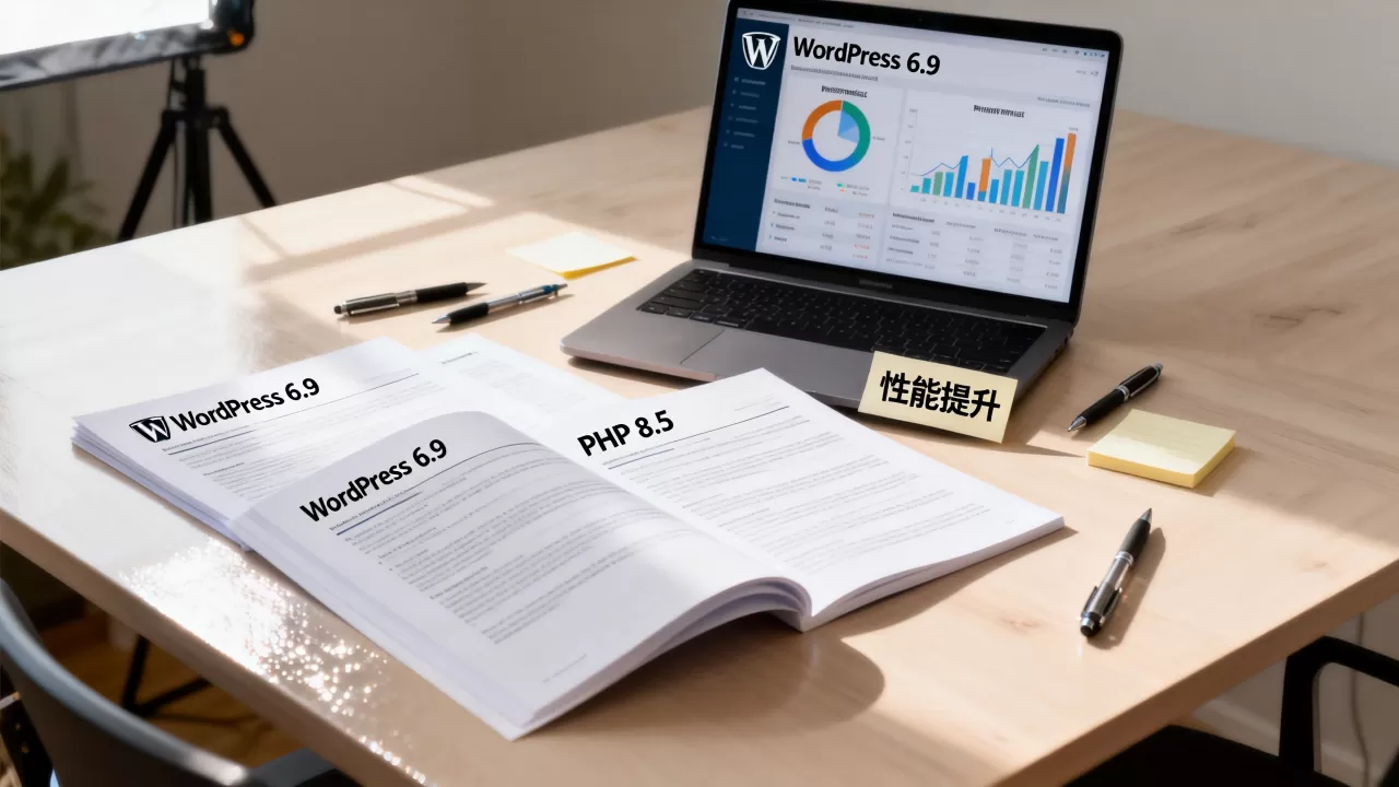 WordPress 6.9与PHP 8.5同时更新性能提升多少