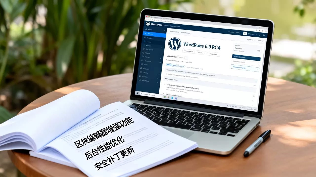 WordPress 6.9 RC4有哪些新功能？WordPress 6.9更新内容详解