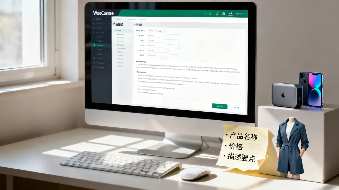 WooCommerce商城产品描述设置教程 WooCommerce商城产品描述设置教程