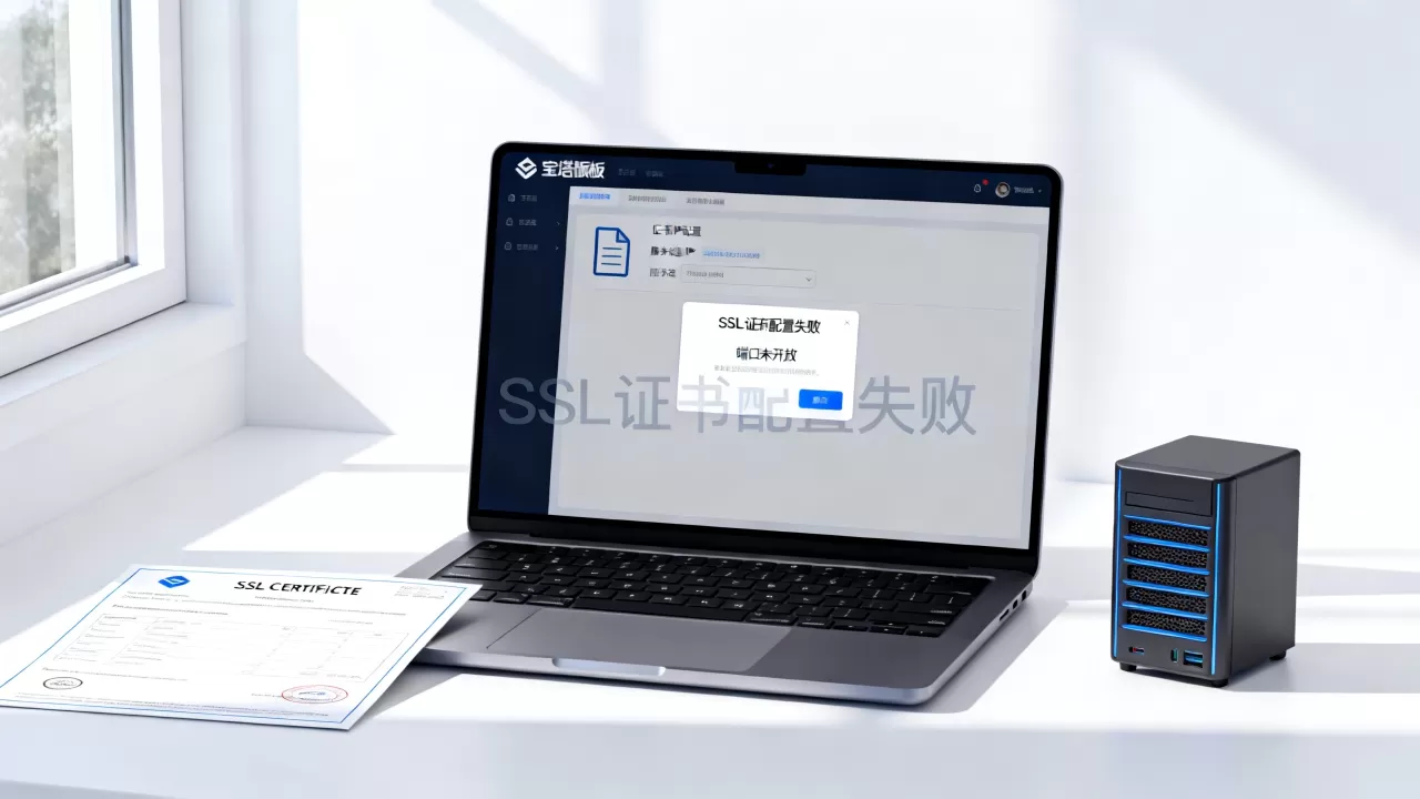 宝塔面板开启SSL后无法访问如何解决?ssl证书配置失败原因 宝塔面板开启SSL后无法访问如何解决?ssl证书配置失败原因