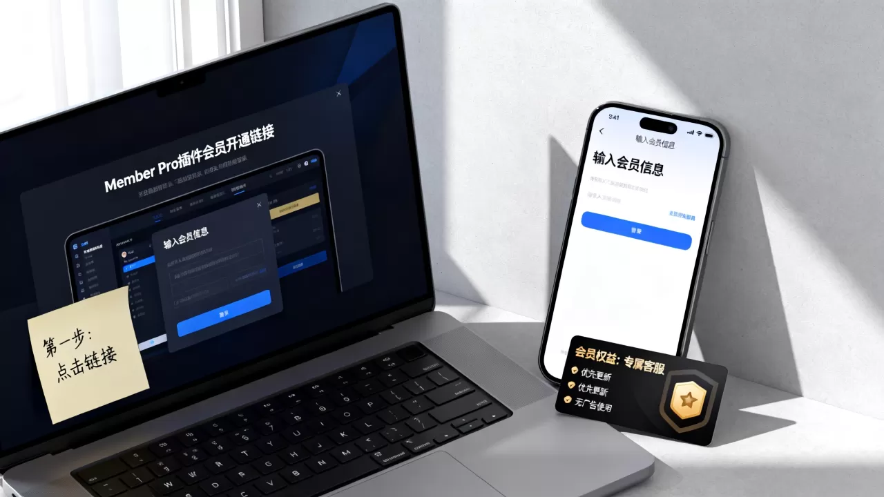 Member Pro插件如何用链接开通会员？开通会员后有哪些权益