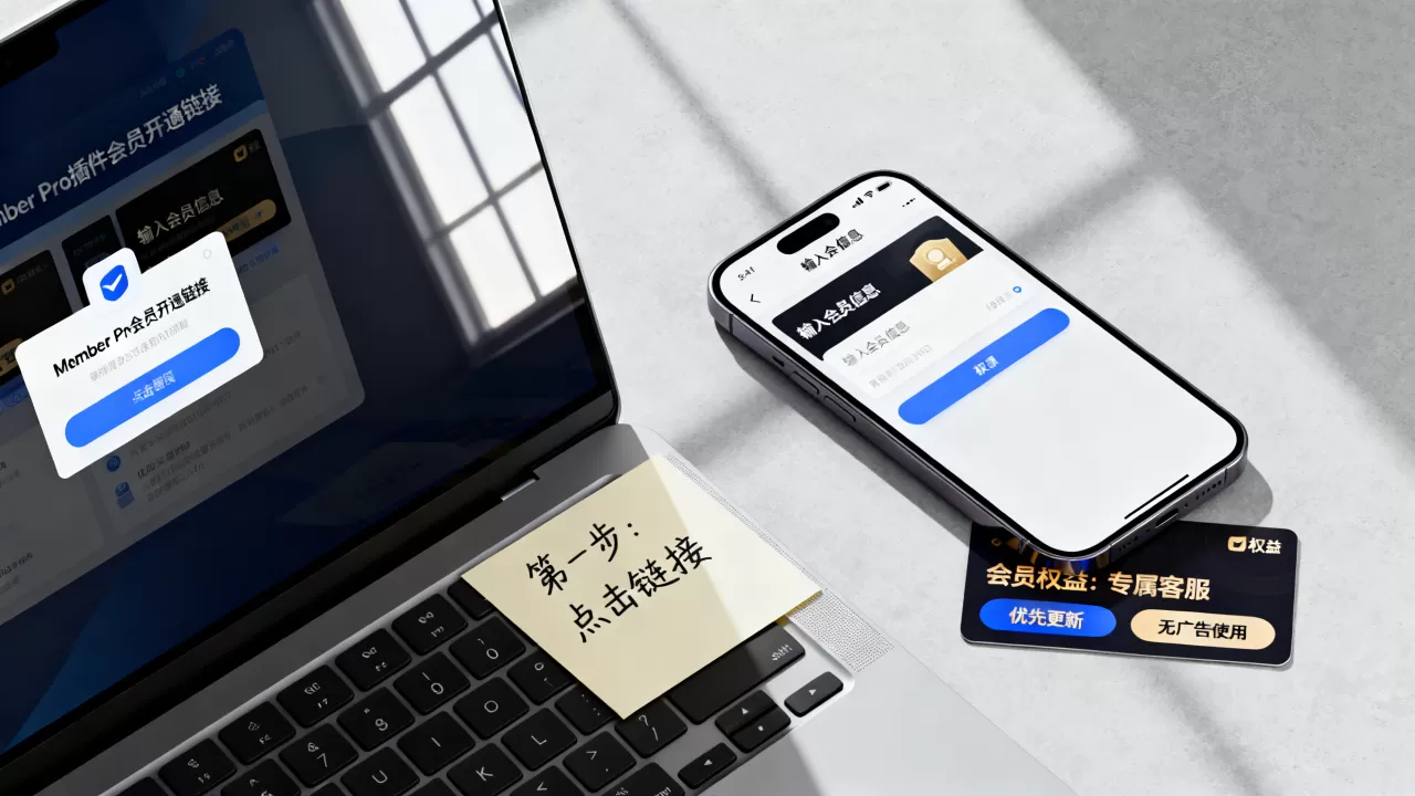 Member Pro插件如何用链接开通会员？开通会员后有哪些权益