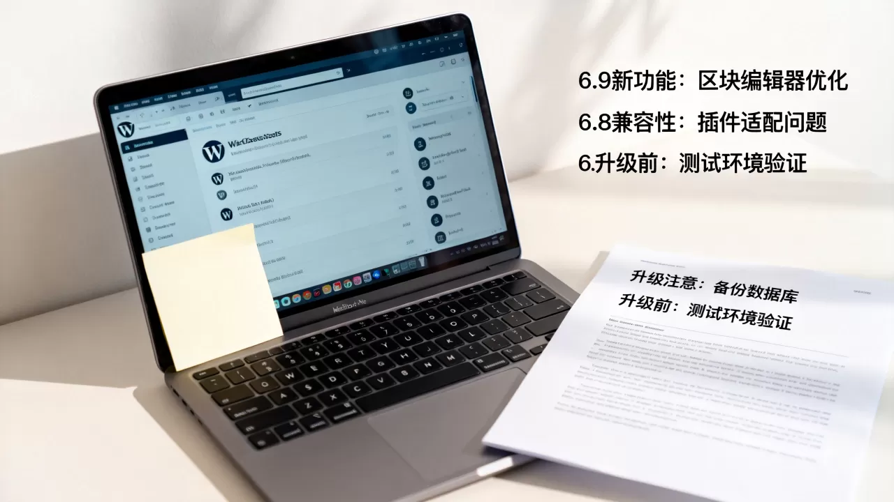 WordPress 6.9和6.8区别大吗?WordPress升级版本有哪些注意事项 WordPress 6.9和6.8区别大吗?WordPress升级版本有哪些注意事项