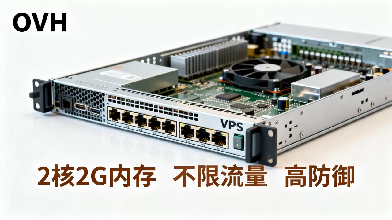 OVH机房VPS首月半价14元起真的靠谱吗，2核2G内存不限流量高防御