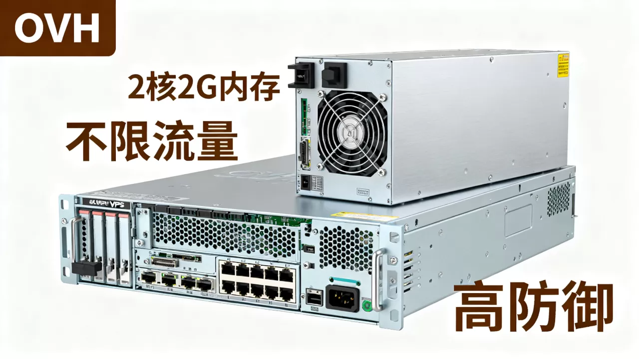 OVH机房VPS首月半价14元起真的靠谱吗，2核2G内存不限流量高防御