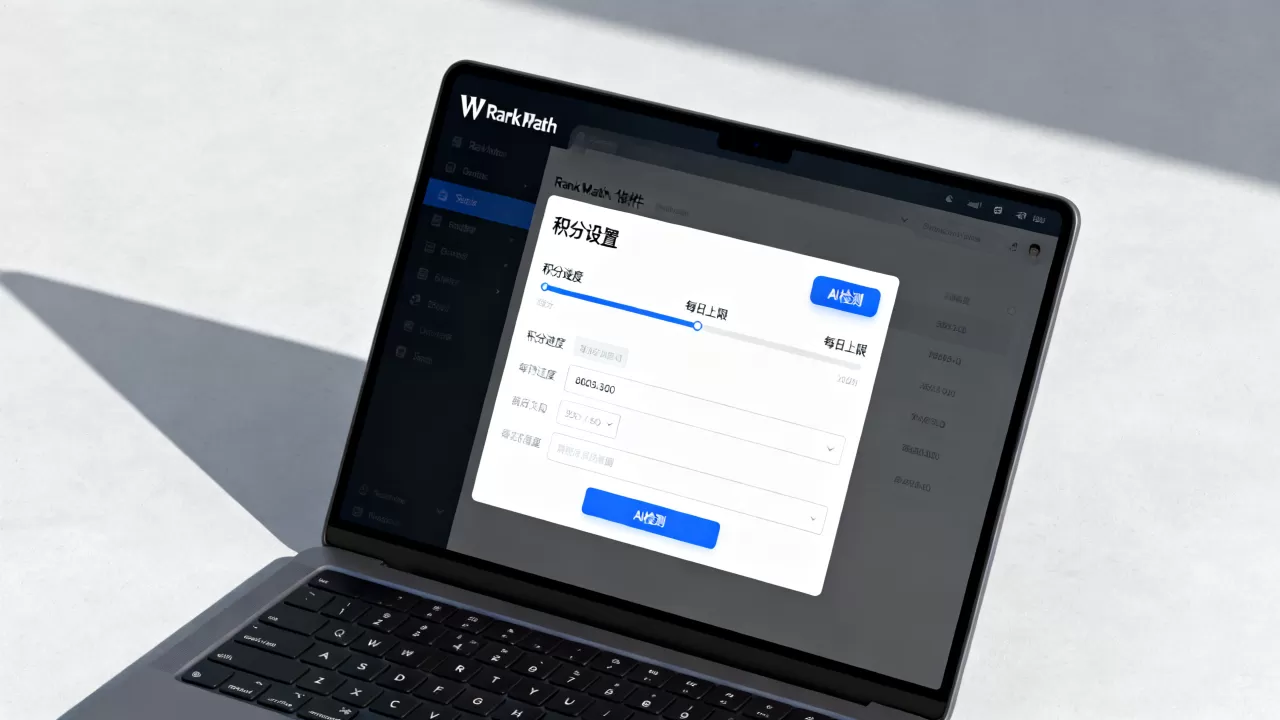 Rank Math检测AI积分怎么操作?WordPress SEO插件积分设置 Rank Math检测AI积分怎么操作?WordPress SEO插件积分设置