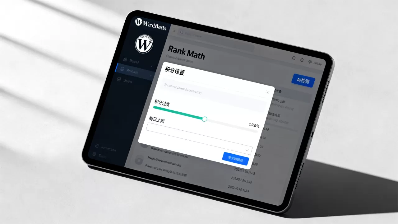 Rank Math检测AI积分怎么操作?WordPress SEO插件积分设置 Rank Math检测AI积分怎么操作?WordPress SEO插件积分设置