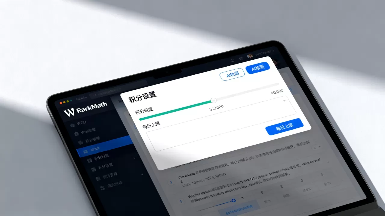 Rank Math检测AI积分怎么操作?WordPress SEO插件积分设置 Rank Math检测AI积分怎么操作?WordPress SEO插件积分设置