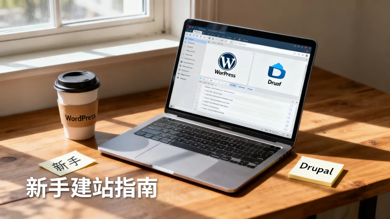 WordPress和Drupal新手建站选哪个？哪个CMS系统更适合新手