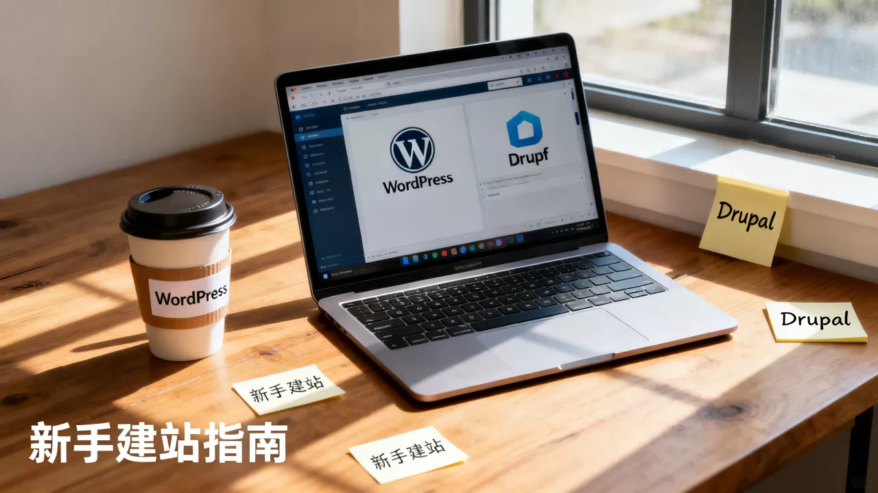 WordPress和Drupal新手建站选哪个？哪个CMS系统更适合新手
