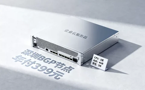 无忧云399元/年值得买吗？深圳BGP企业云配置详情