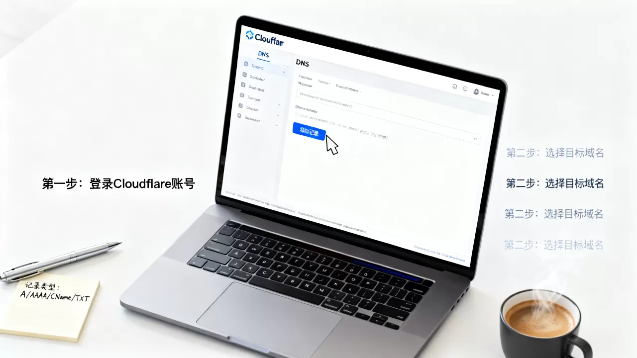 Cloudflare怎么添加指定DNS记录?Cloudflare添加DNS记录教程 Cloudflare怎么添加指定DNS记录?Cloudflare添加DNS记录教程