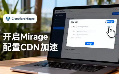 Cloudflare Mirage怎么开启？网站CDN加速配置教程