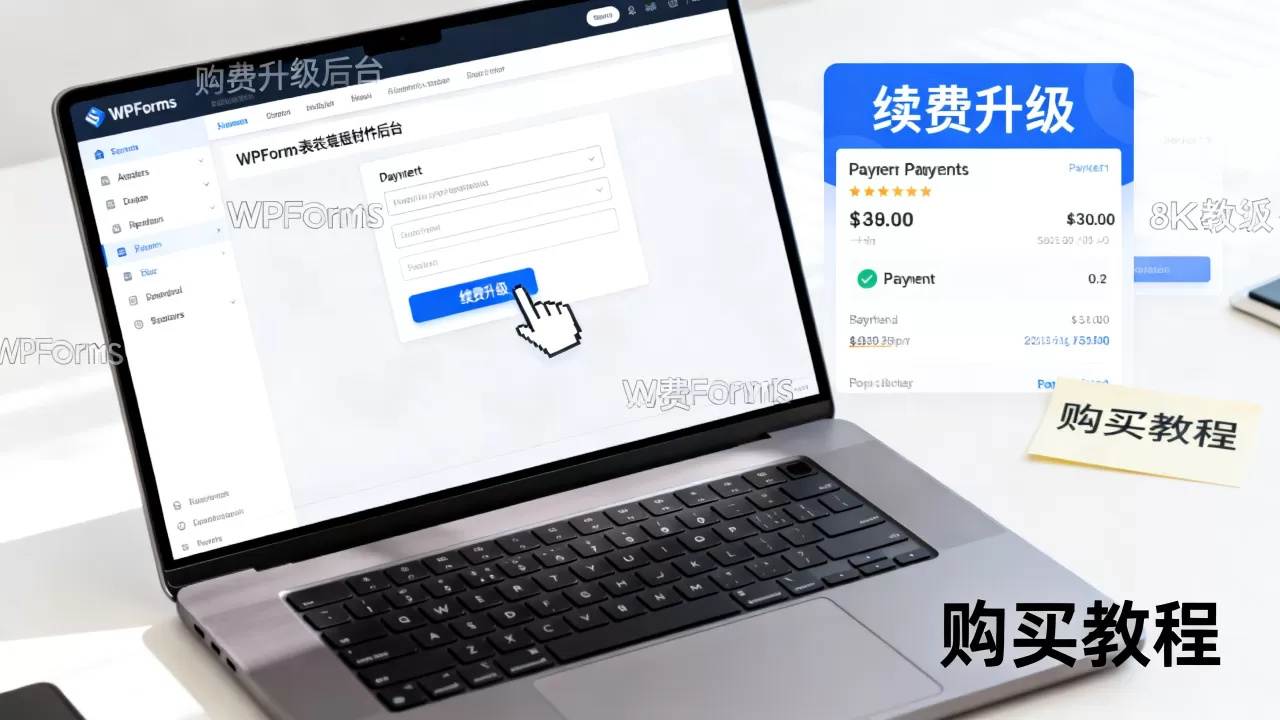 WPForms表单插件如何续费升级?WordPress表单插件购买教程 WPForms表单插件如何续费升级?WordPress表单插件购买教程