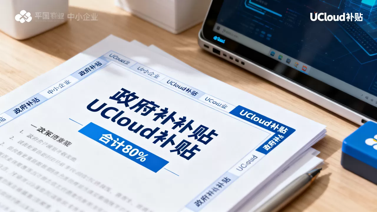 上海中小企业补贴怎么领?政府+UCloud合计补贴80% 上海中小企业补贴怎么领?政府+UCloud合计补贴80%
