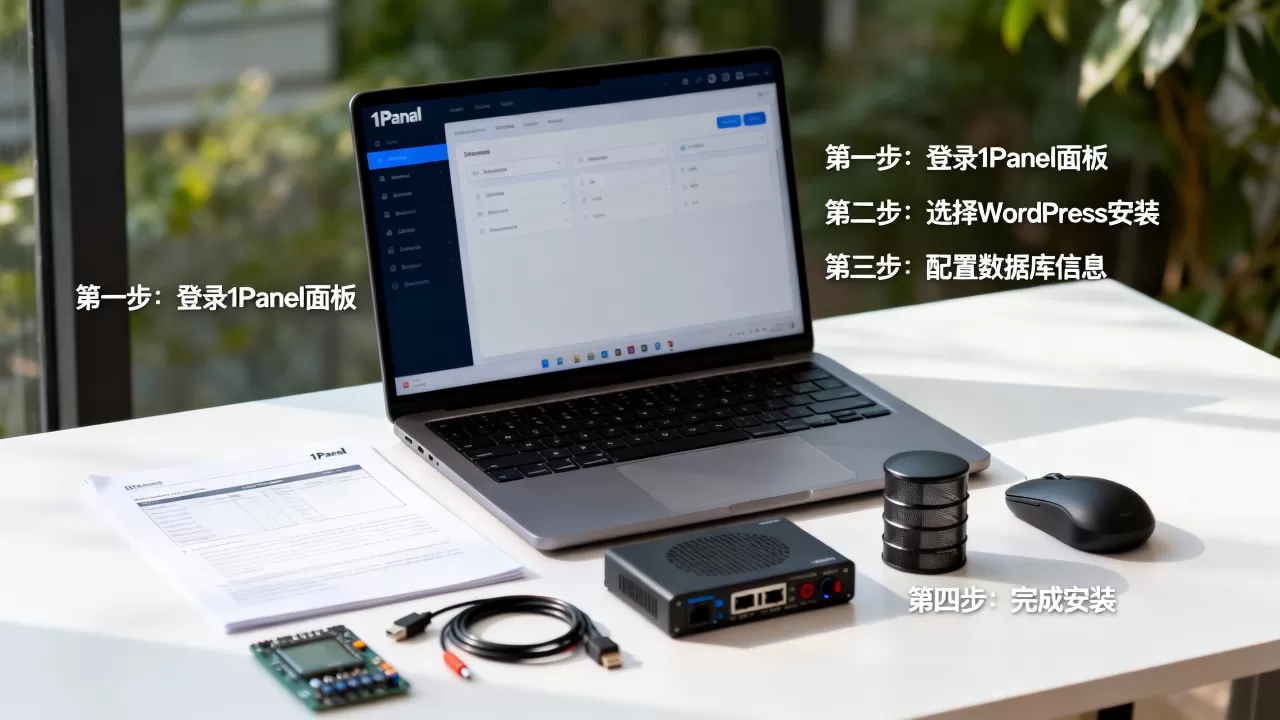 如何用1Panel面板可视化快速安装WordPress?WordPress安装教程 如何用1Panel面板可视化快速安装WordPress?WordPress安装教程