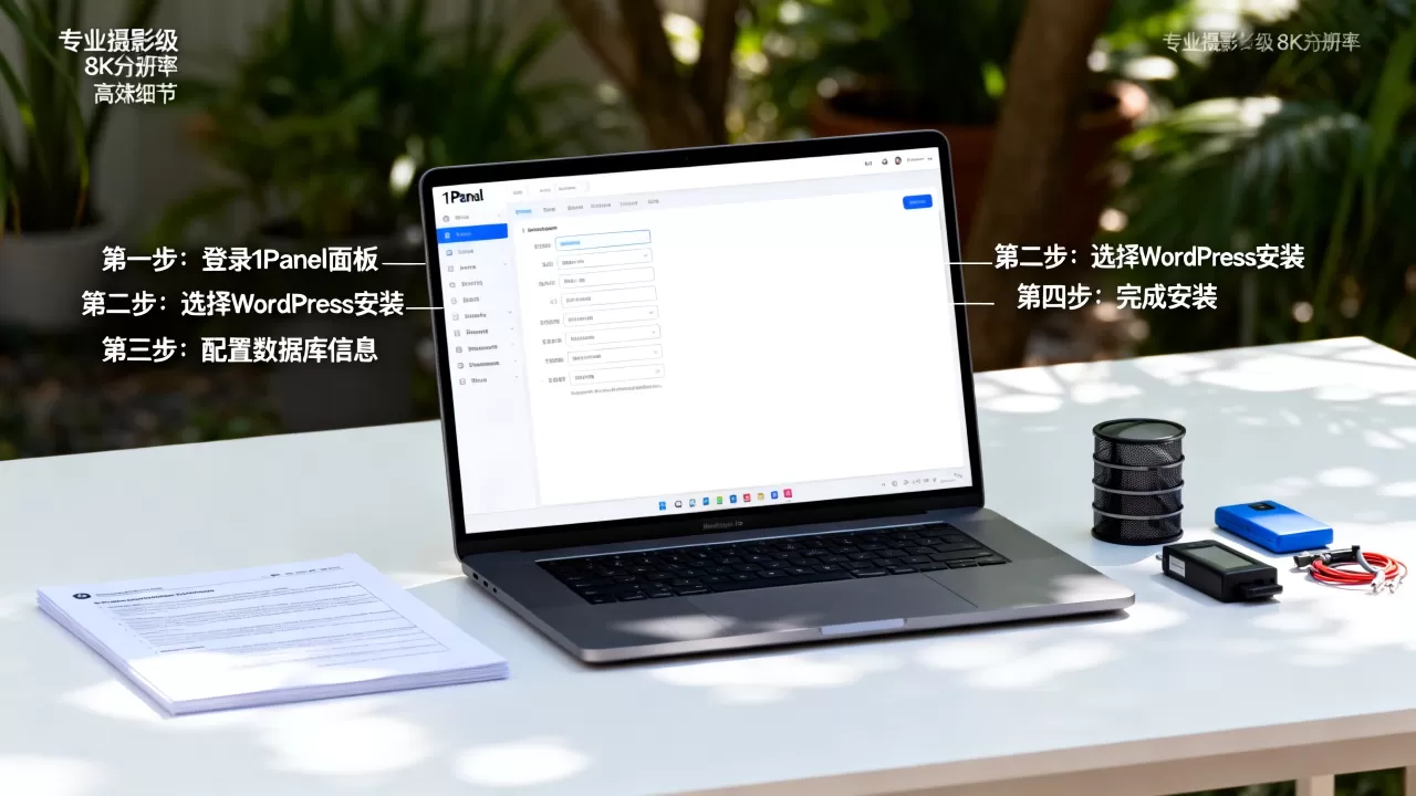 如何用1Panel面板可视化快速安装WordPress?WordPress安装教程 如何用1Panel面板可视化快速安装WordPress?WordPress安装教程