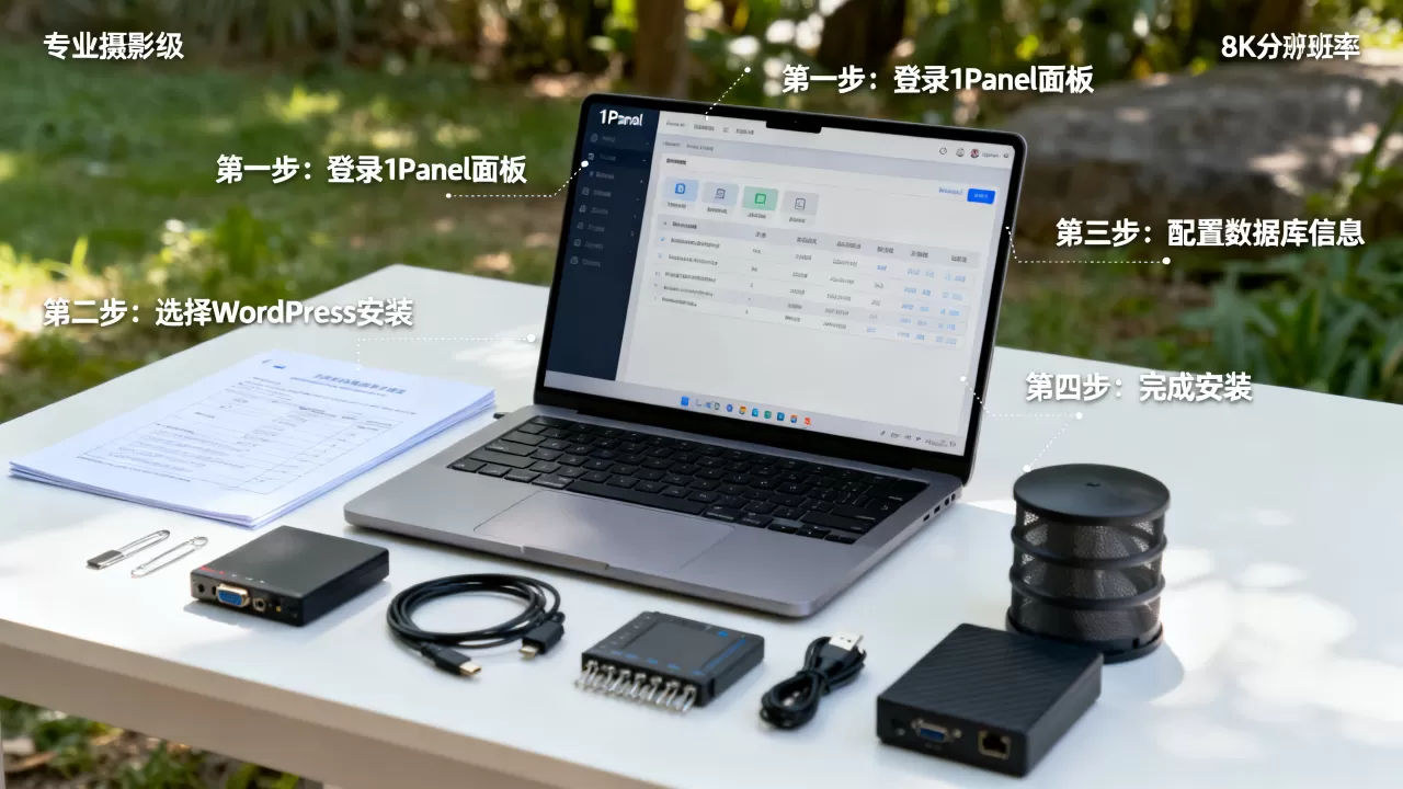 如何用1Panel面板可视化快速安装WordPress?WordPress安装教程 如何用1Panel面板可视化快速安装WordPress?WordPress安装教程