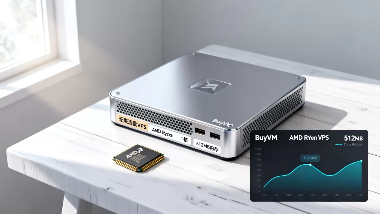 BuyVM无限流量VPS靠谱吗?AMD Ryzen 1核512MB内存评测 BuyVM无限流量VPS靠谱吗?AMD Ryzen 1核512MB内存评测