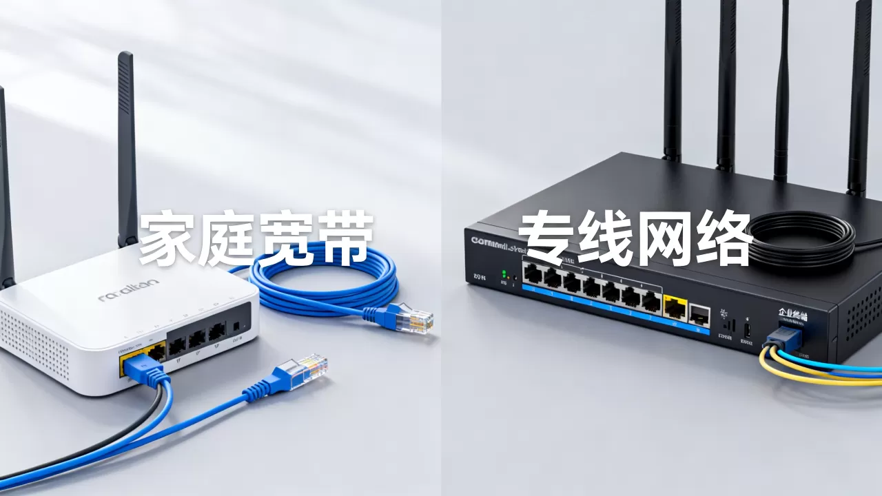 公司网络用哪个比较好？家庭宽带和专线网络怎么选
