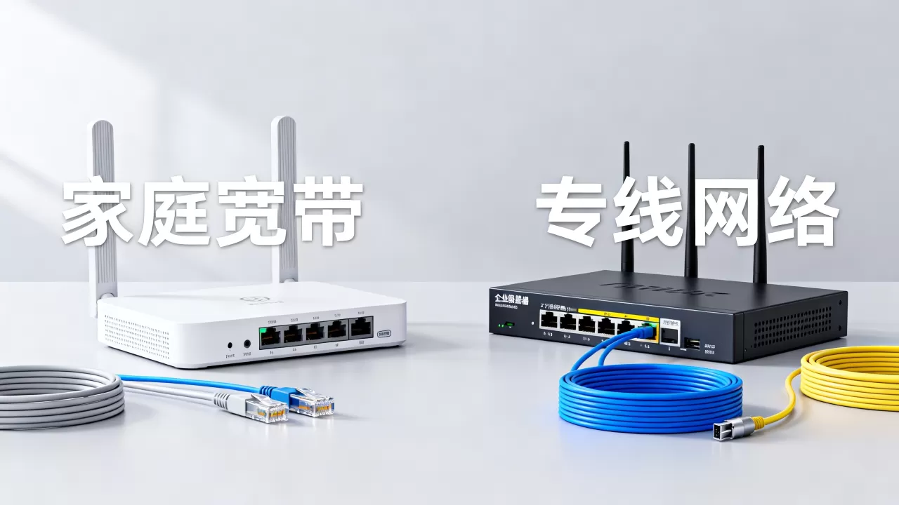 公司网络用哪个比较好？家庭宽带和专线网络怎么选