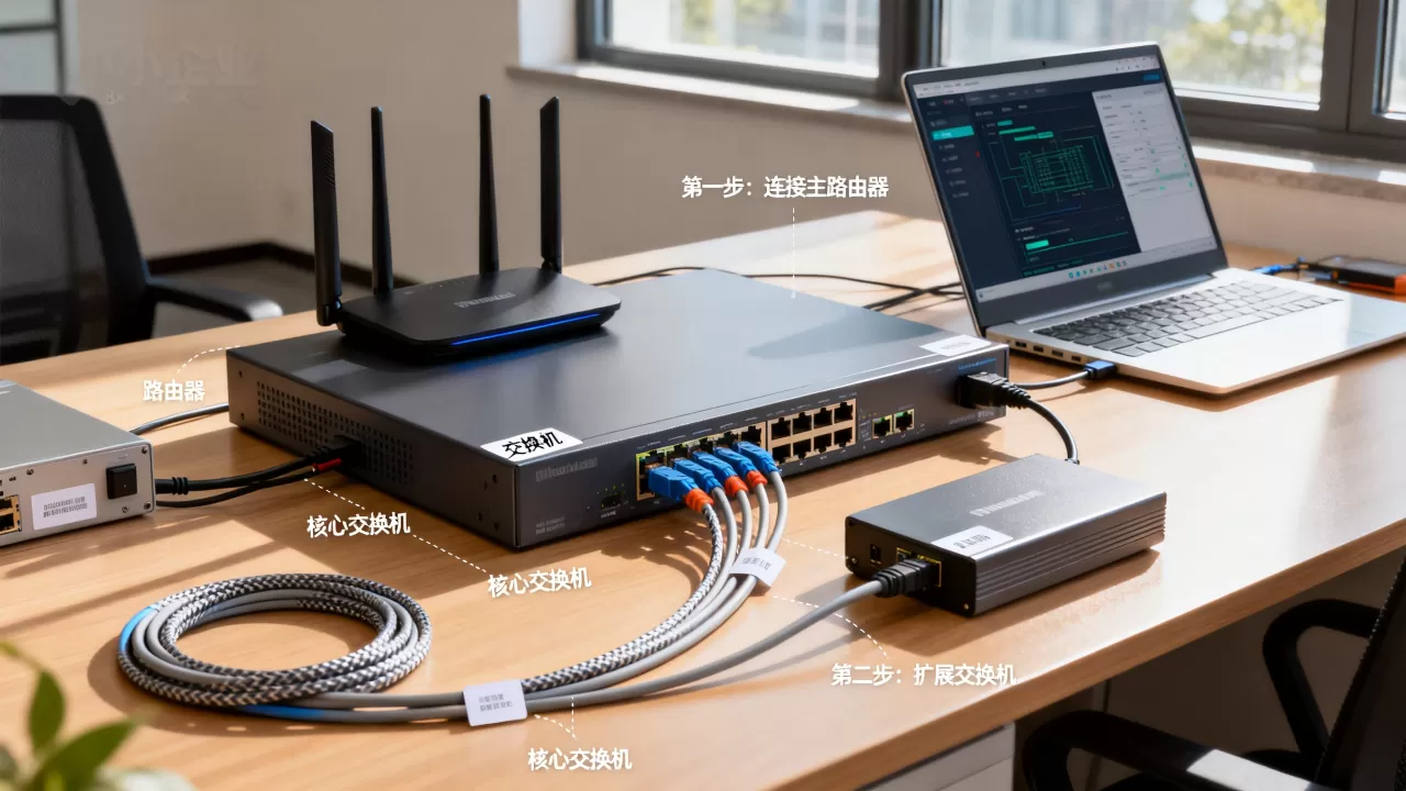 公司网络怎么搭建？中小企业局域网组建方案