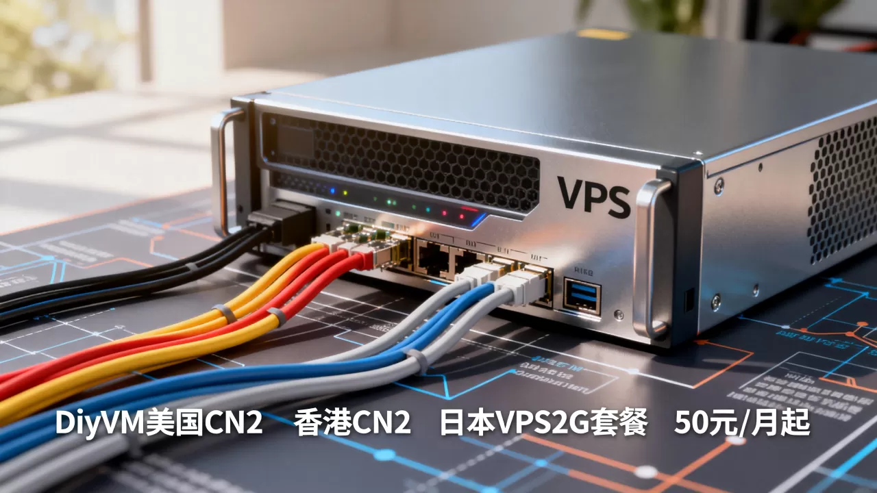 DiyVM美国CN2香港CN2日本VPS2G套餐50元/月起值得买吗，VPS性价比高推荐
