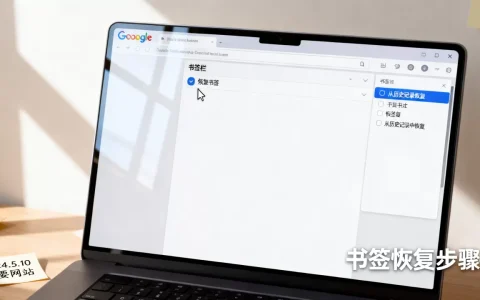 Google浏览器收藏的网站找不到了？怎么恢复书签