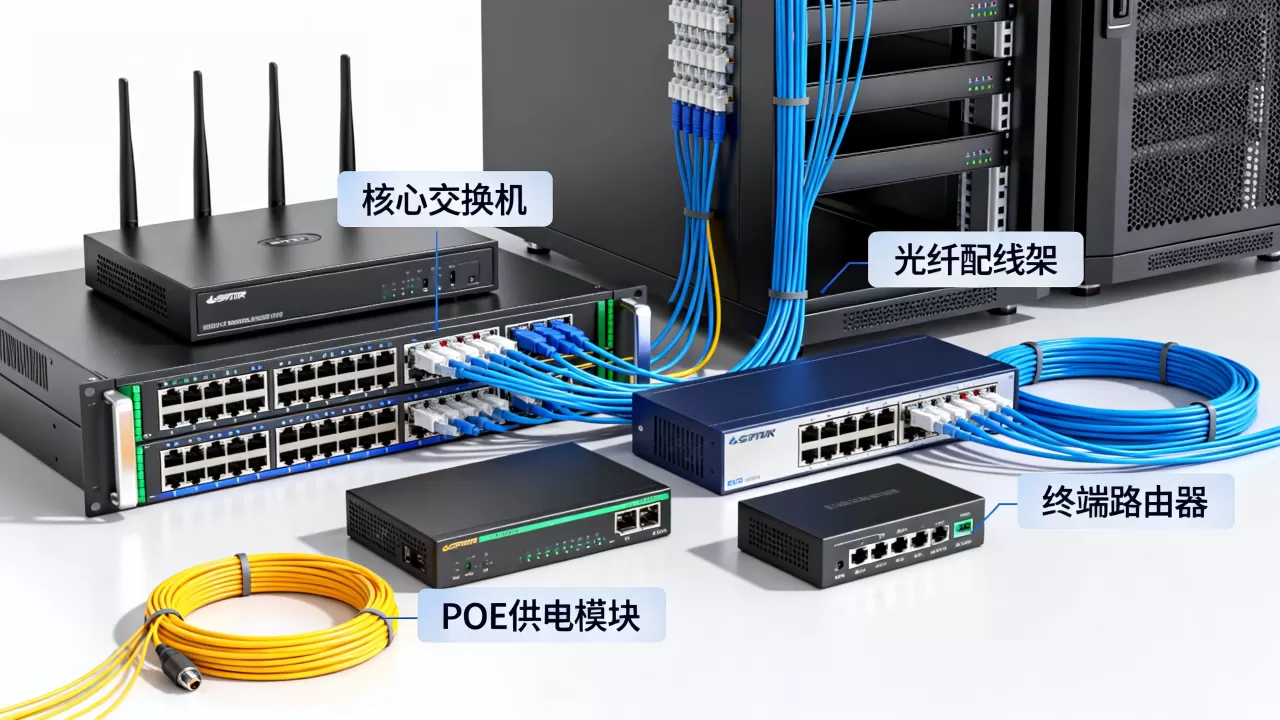 公司网络怎么布置才合理？企业组网方案及布线技巧