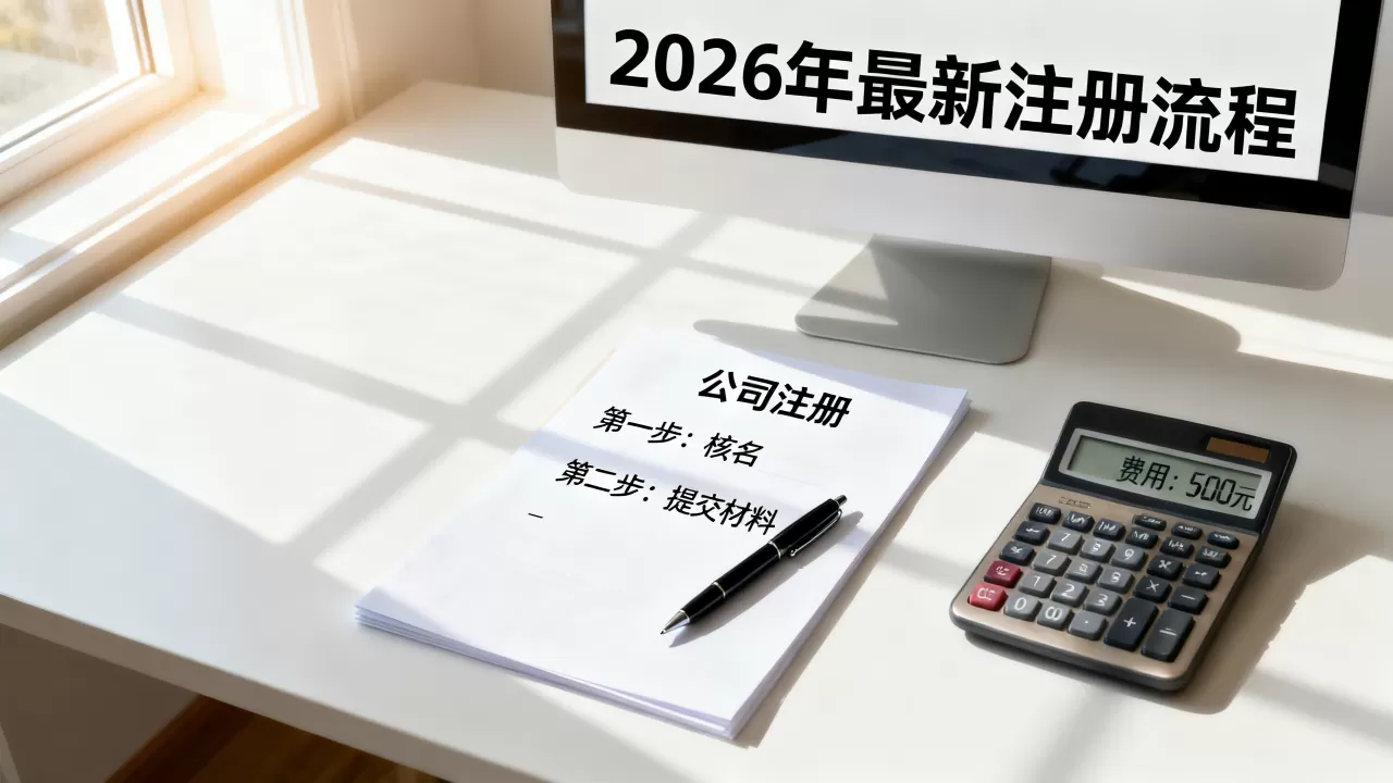 公司注册怎么申请？2026年最新注册流程及费用详解