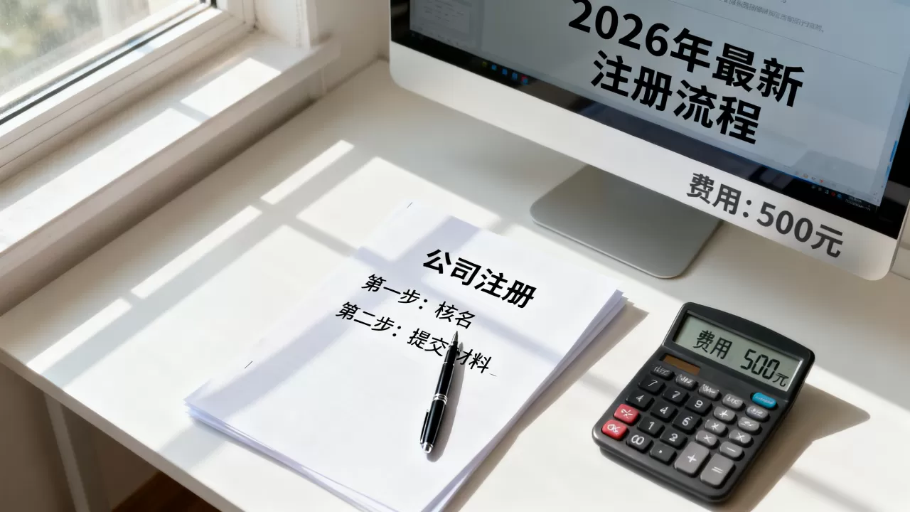公司注册怎么申请？2026年最新注册流程及费用详解