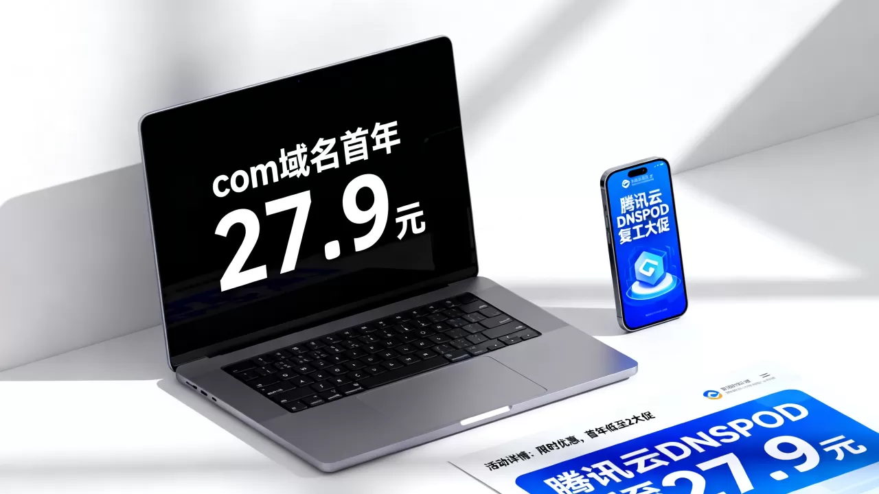 com域名首年27.9元是真的吗?腾讯云DNSPOD复工大促详情 com域名首年27.9元是真的吗?腾讯云DNSPOD复工大促详情