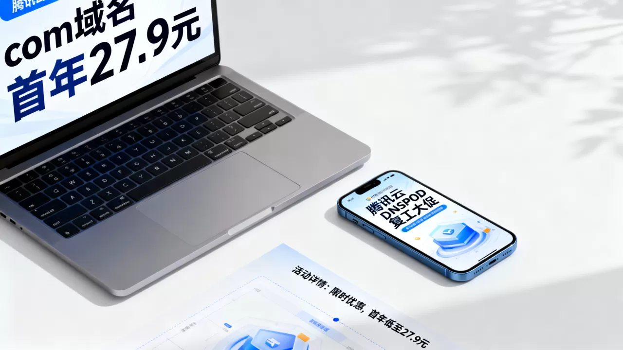 com域名首年27.9元是真的吗?腾讯云DNSPOD复工大促详情 com域名首年27.9元是真的吗?腾讯云DNSPOD复工大促详情