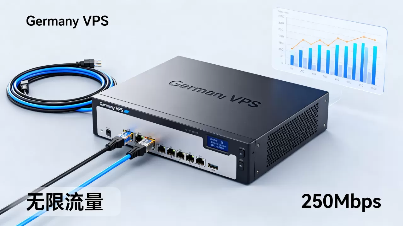 Wishosting德国VPS带宽多大?250Mbps无限流量值得买吗 Wishosting德国VPS带宽多大?250Mbps无限流量值得买吗