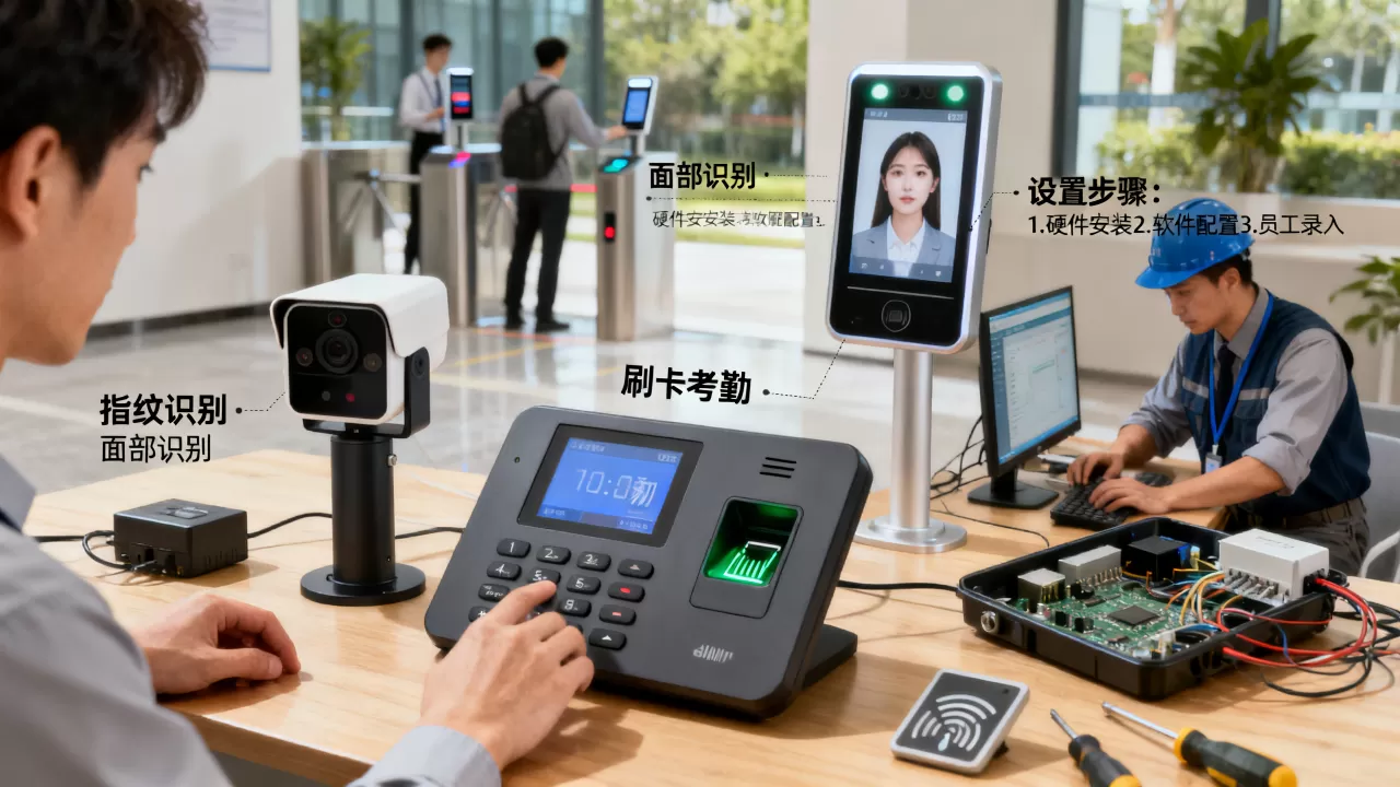 公司智能考勤方式有哪些？如何设置智能考勤系统