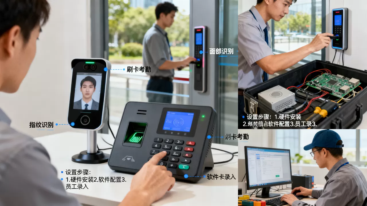 公司智能考勤方式有哪些？如何设置智能考勤系统