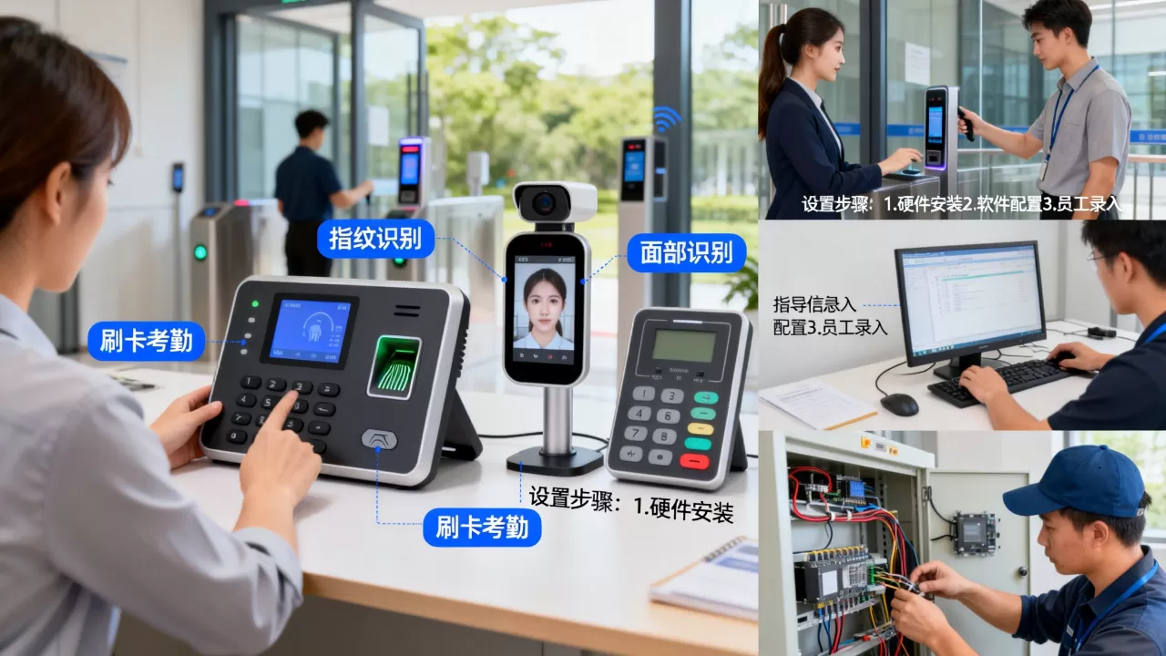 公司智能考勤方式有哪些？如何设置智能考勤系统