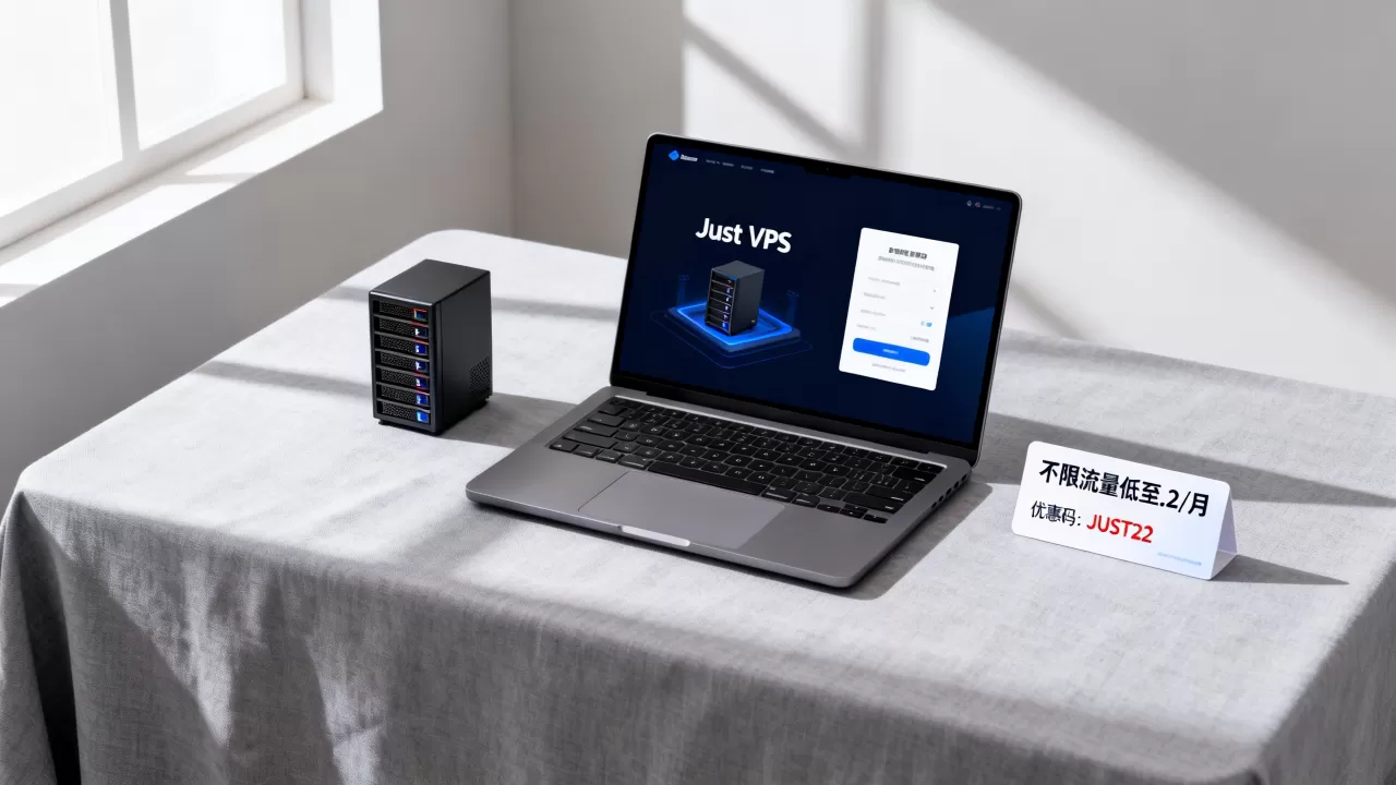 Just VPS不限流量低至.2/月真的靠谱吗？Just VPS评测及优惠码