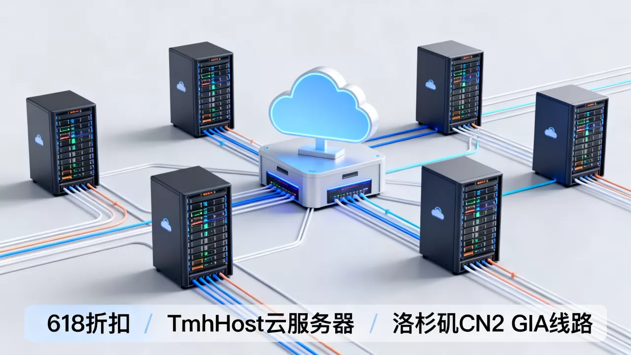 TmhHost云服务器618打几折？洛杉矶CN2 GIA线路哪家强