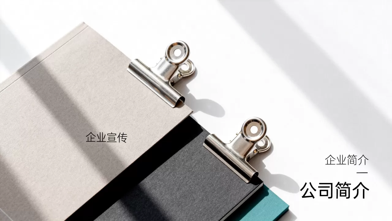 公司简介封面图片怎么制作？企业宣传画册封面设计模板