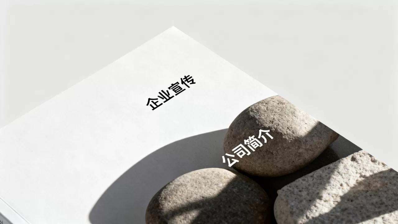 公司简介封面图片怎么制作？企业宣传画册封面设计模板