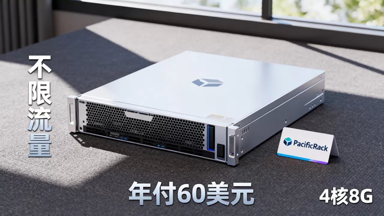 PacificRack愚人节VPS年付60美元是真的吗？4核8G不限流量VPS推荐