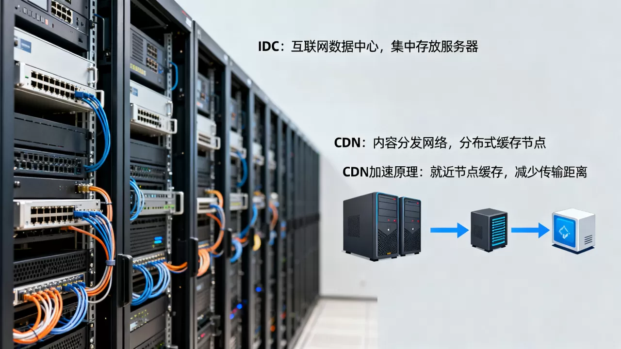 IDC和CDN到底有什么区别?CDN加速原理是什么 IDC和CDN到底有什么区别?CDN加速原理是什么
