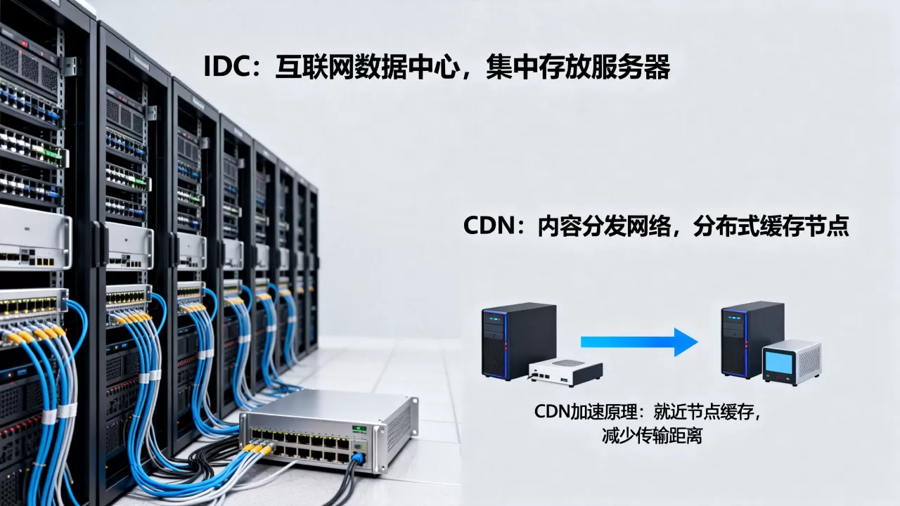 IDC和CDN到底有什么区别?CDN加速原理是什么 IDC和CDN到底有什么区别?CDN加速原理是什么